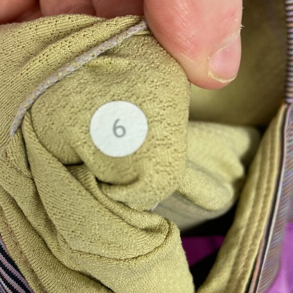 Lululemon Power Dance Tank Ultra Violet Built In Bra Size 6 Heathered Purple Top - Picture 6 of 9